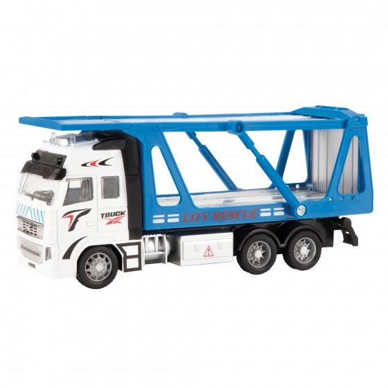 sleepwagen blauw 12 cm