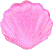 slijm Glitter Putty in schelp 6 cm roze