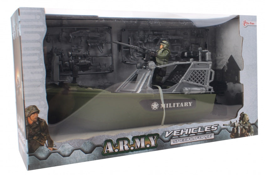 speelset Army special forces boot groen 3-delig