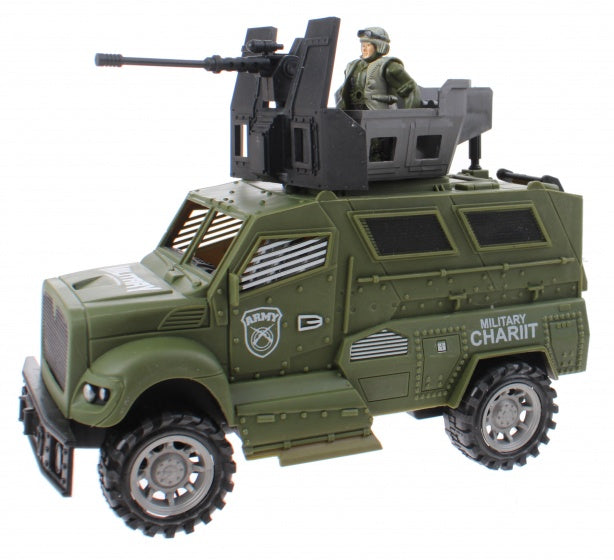 speelset Army special forces jeep groen 3-delig