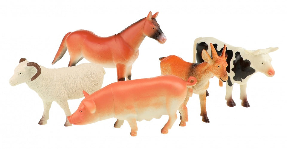 speelset boerderijdieren 5-delig