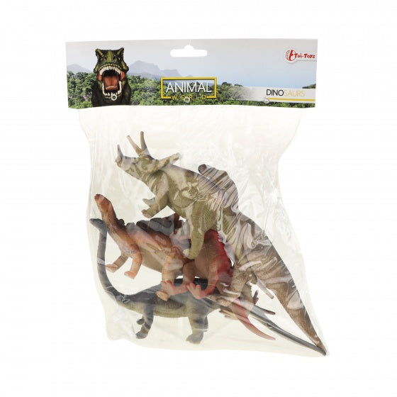speelset dinosaurussen 5-delig