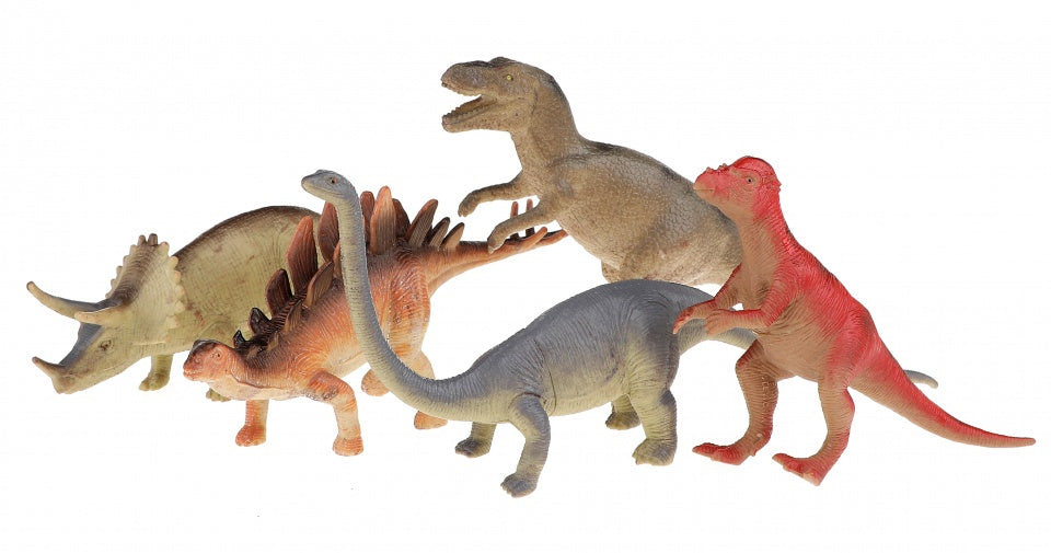speelset dinosaurussen 5-delig