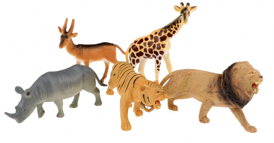speelset wilde dieren 5-delig