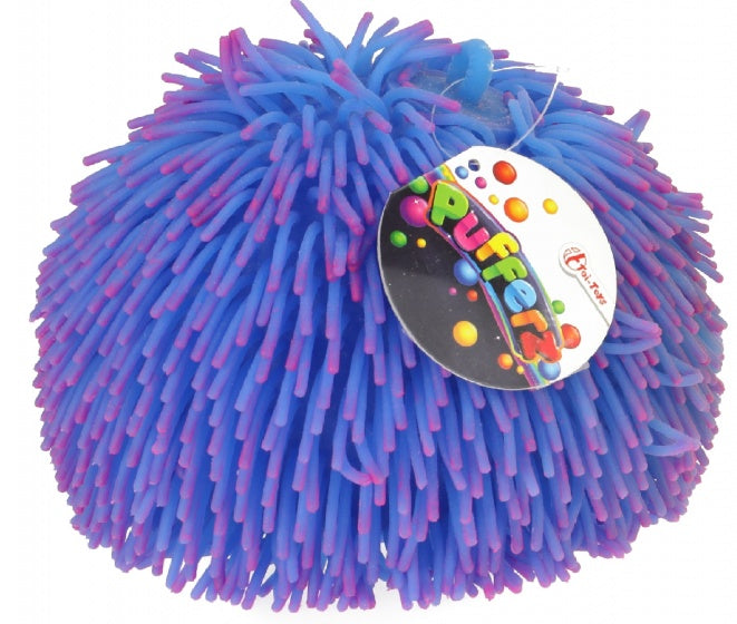 stressbal 20 cm blauw