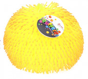 stressbal 20 cm geel