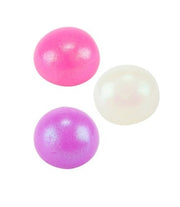 stressbal met glitter roze/wit 7 cm 3 stuks
