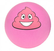 stuiterbal Funny Poo! 5 cm junior roze