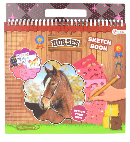 tekenboek paarden meisjes