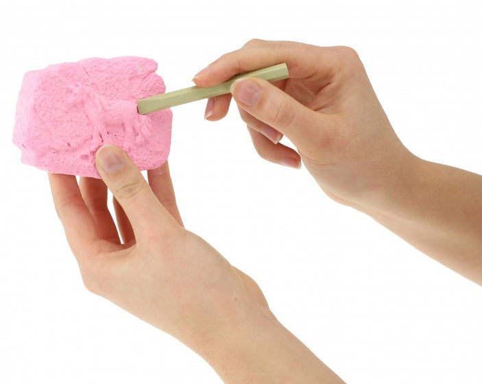 uithaksteen paard 7 cm roze