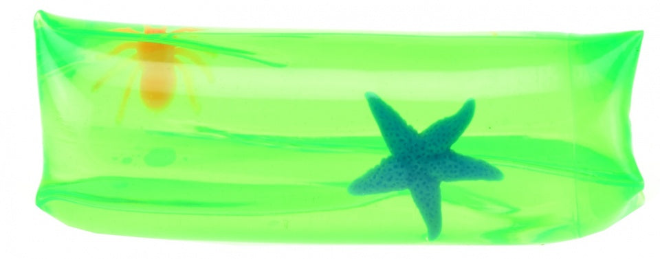 water wiggler met zeedieren 12 cm groen