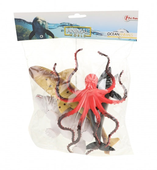 zeedieren set Animal World 4-delig