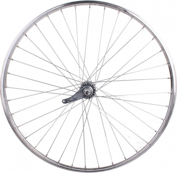 achterwiel 26 x 1 3/8 inch terugtraprem staal 36G chroom