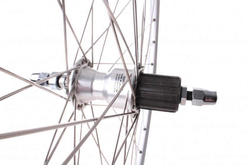 achterwiel ZAC19 28 inch rollerbrake FH-IM70 alu 36G zilver