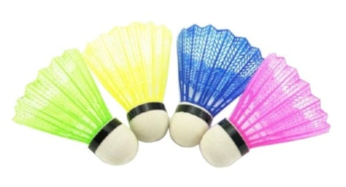 Badminton shuttles multicolor 5 stuks
