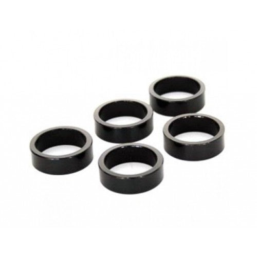 balhood-spacer 32 mm oversized 10 mm alu zwart 5 stuks