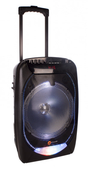 bluetoothspeaker The Flash 1510 trolley 500W zwart