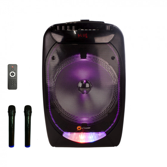 bluetoothspeaker The Flash 1510 trolley 500W zwart