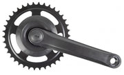 crankstel 1/2 x 3/32 inch 1 speed 17 cm 38T staal zwart