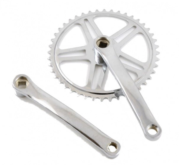 crankstelset 44T 170 mm staal zilver