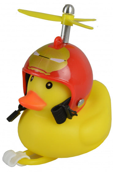 fietsbel Duck Iron Man junior led 25