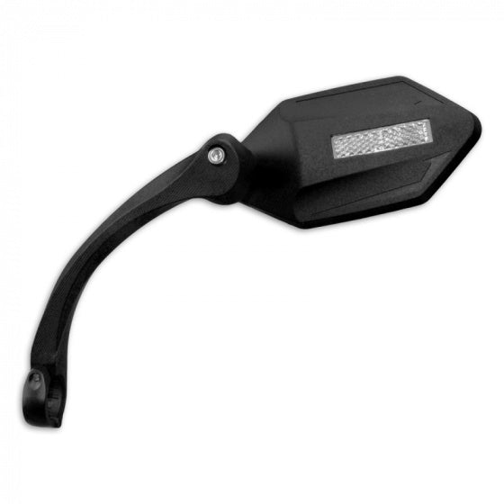 fietsspiegel e-bike links 12 cm zwart