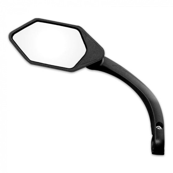 fietsspiegel e-bike links 12 cm zwart