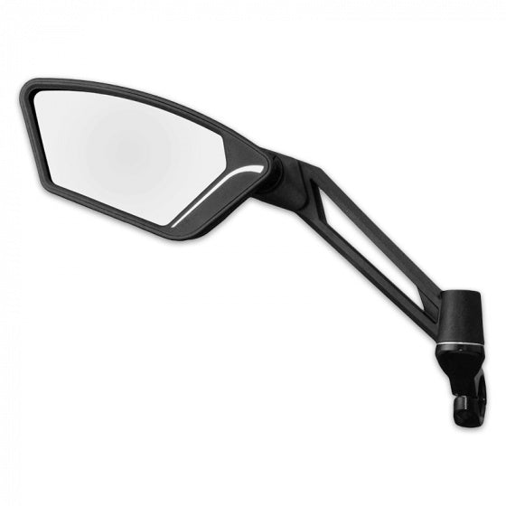 fietsspiegel luxe e-bike links 12 cm zwart