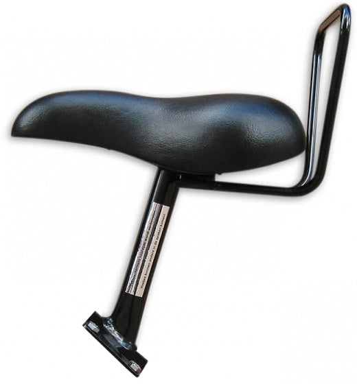 fietszitje damesfiets dubbele stang zwart - model 1