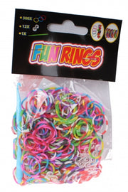 Fun Rings armband vlechten gestreept 313-delig