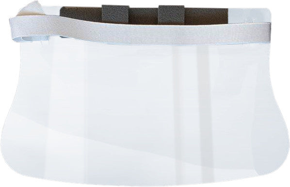 gezichtsmasker 32 x 19 cm polycarbonaat/PE transparant