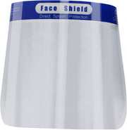 gezichtsmasker 33 x 22 cm transparant/blauw