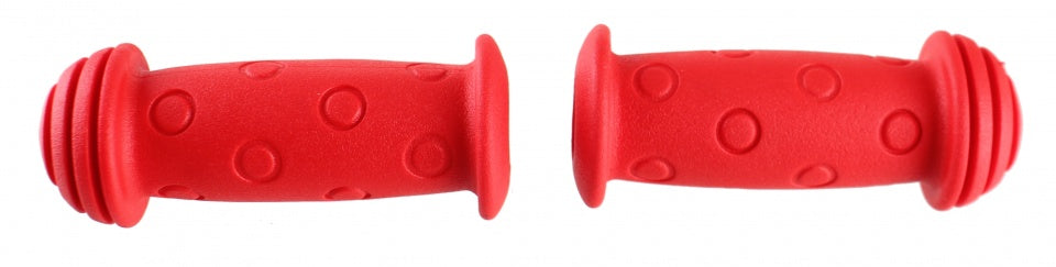 handvatten kinderfiets 100 mm rondjes rood 2 stuks