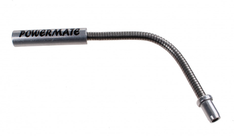 kabelbocht 90° RVS Powermate flexibel zilver