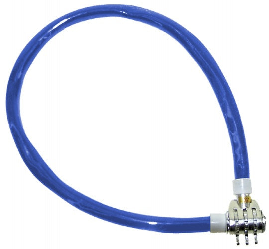 kabelslot cijfercombinatie 500 x 10 mm blauw