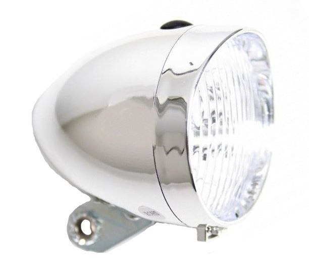 Koplamp batterij led zilver