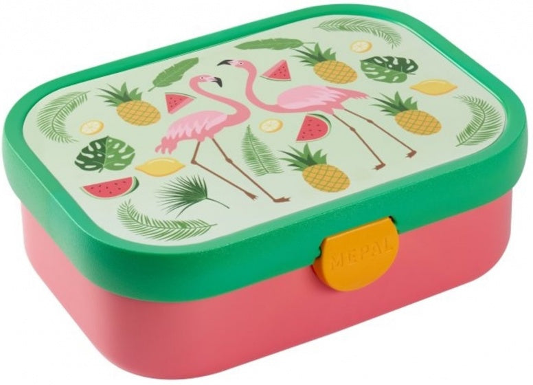 lunchbox Flamingo 1 liter groen