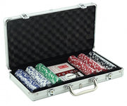 pokerset in koffer 300 fiches multicolor