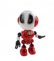 robot met stemrecorder 10 cm rood