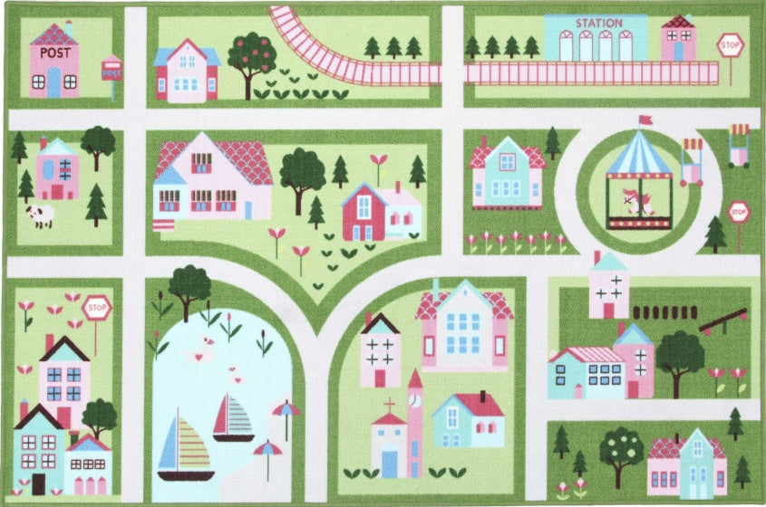 verkeerskleed City 140 x 80 cm