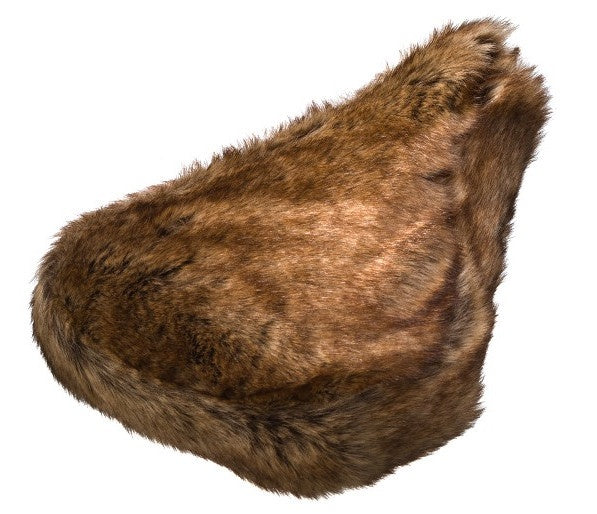 zadeldekje schapenvacht 27 cm bruin