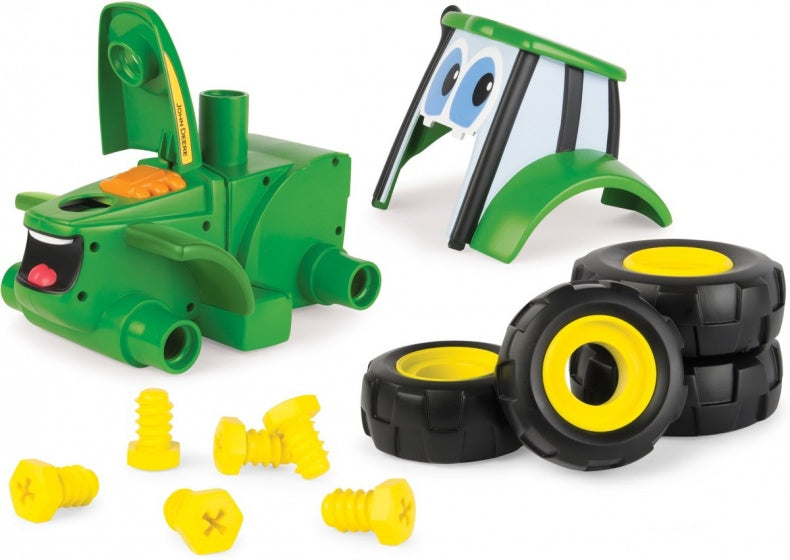bouwpakket Johnny Tractor - John Deere 16-delig groen