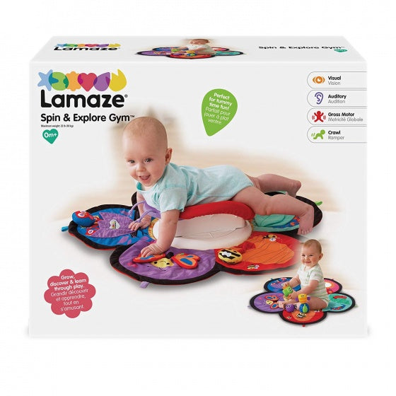Lamaze Draai en Ontdek de Gym speelmat 44 cm multicolor