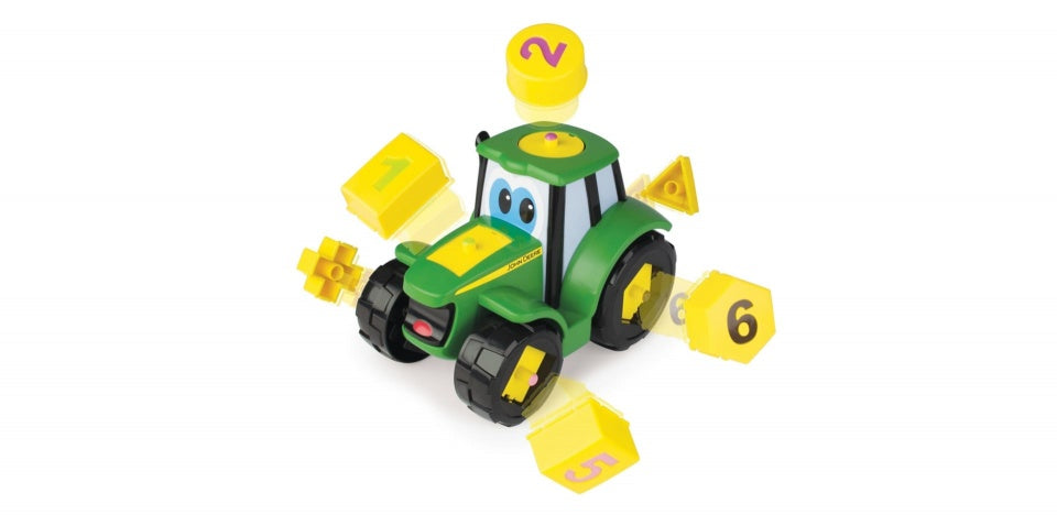Leer en Speel Johnny Tractor 15 cm groen