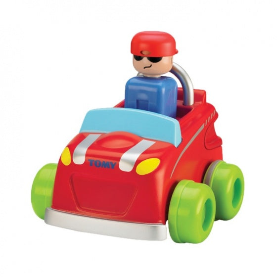 speelgoedauto Toomies - Push 'n Go Car 41 cm rood