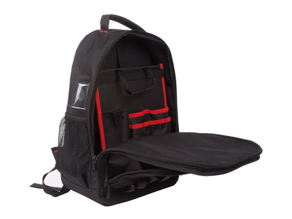 gereedschapsrugzak 38 x 50 x 20 cm polyester zwart