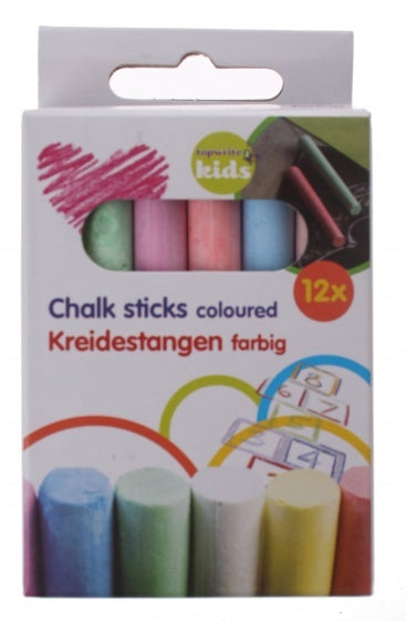 krijtjes gekleurd 12-delig