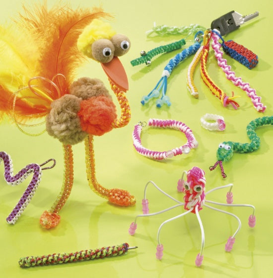 Filofun: knutseltouwtjes glitter 50 stuks
