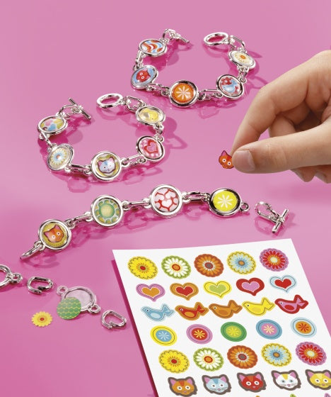 Knutselset Glossy: maak je eigen schakelarmbandjes