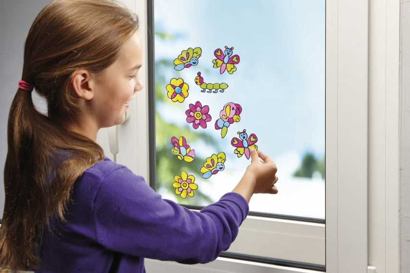 knutselset maak je eigen raamstickers